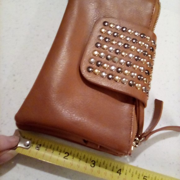 GUC Leather Studded Wristlet - Picture 15 of 16